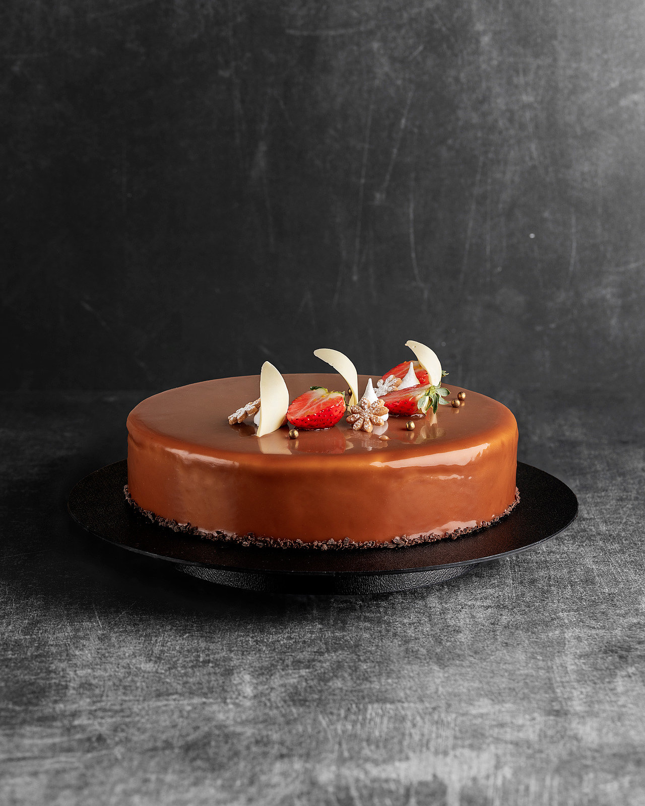 Zwetschken Karamellmoussetorte