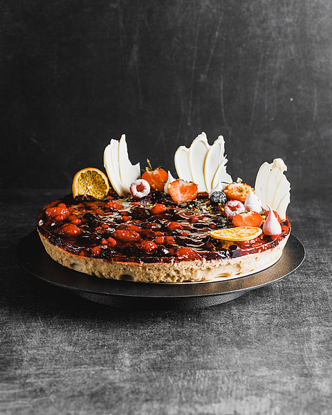 Französische Beerentorte