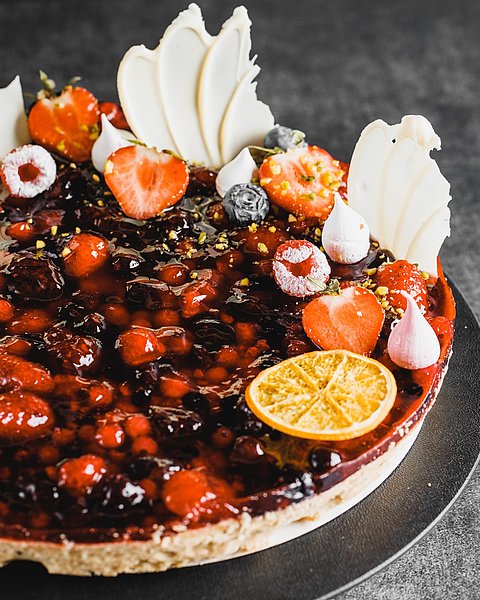 Französische Beerentorte
