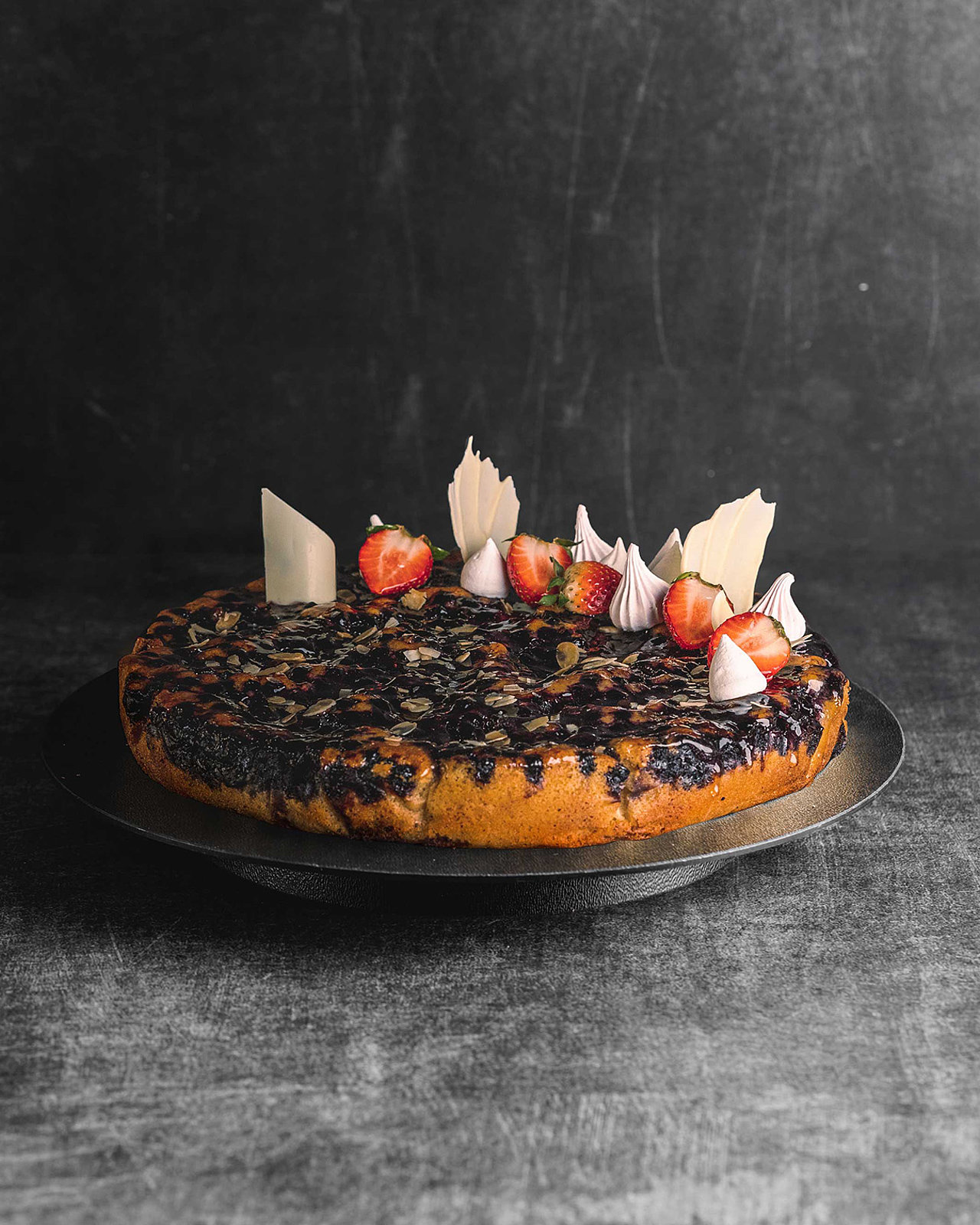 Heidelbeer Mandel Torte